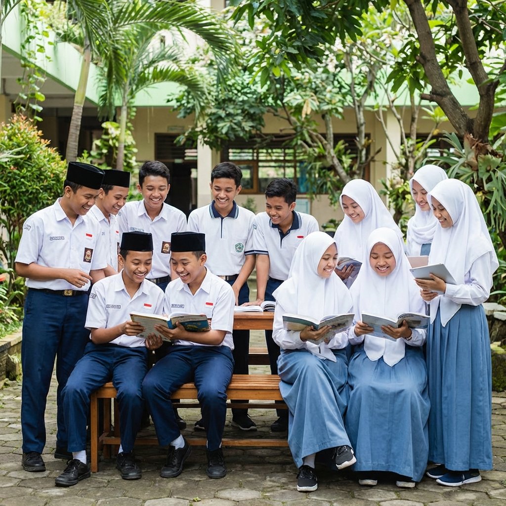 Ilustrasi Dukungan Siswa